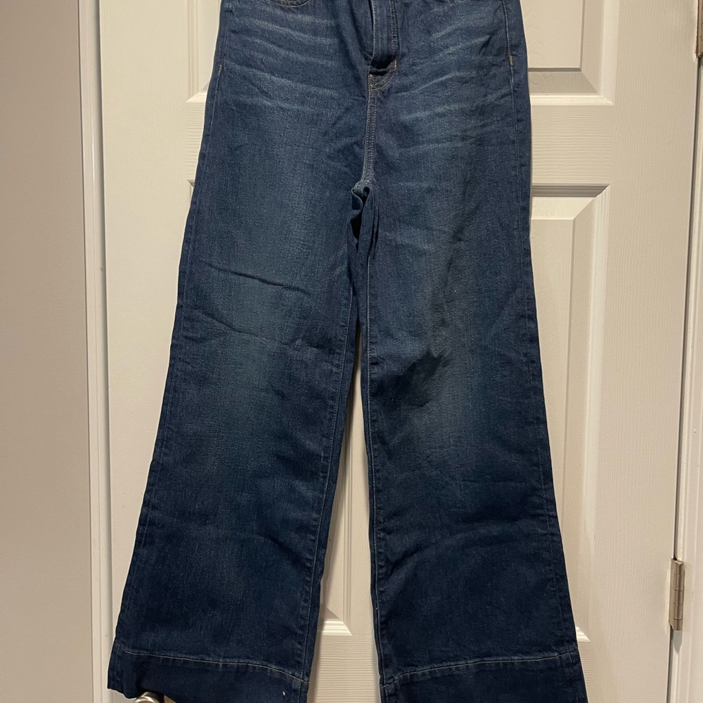 J. Crew Dark Blue Flare Jeans